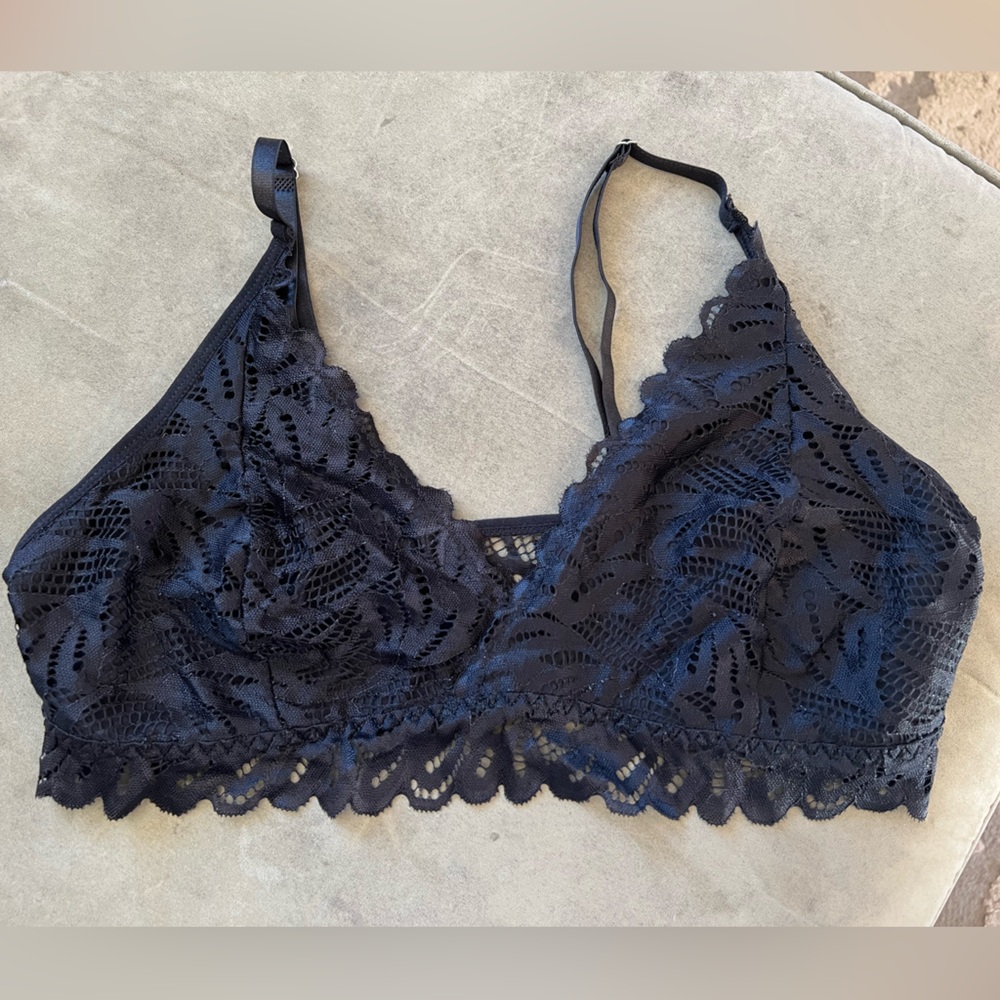 SHEIN size XL black bralette